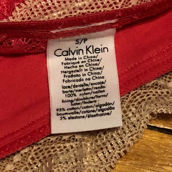 Bright pink Calvin Klein bralette - Picture 3 of 4